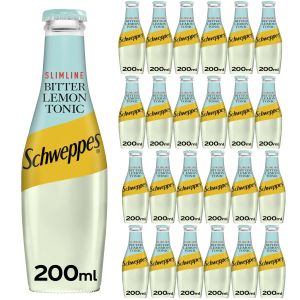 Schweppes Slimline Bitter Lemon 200ml x 24