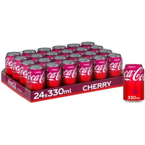 Coca- Cola Cherry Favoured Can 330ml x 24
