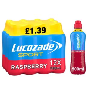 Lucozade Sport Raspberry 500ml x 12 PM£1.39