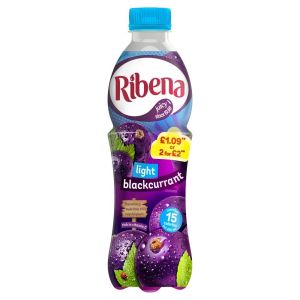 Ribena Really Light Blackcurrant Drink 500ml x 12
