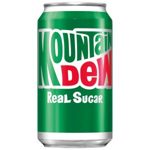 Mountain Dew Real Sugar 355ml x 12