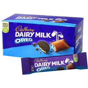 Cadbury Dairy Milk OREO Chocolate 35g x 12 Packs - Rich Milk Chocolate with Vanilla Oreo Crunch - Best Before: 18.06.2026