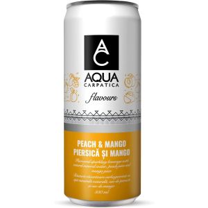 Aqua Carpatica Mango & Peach Flavours Sparkling 330ml x 24