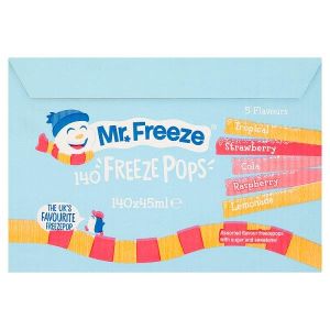 Mr Freeze 140 x 45ml Freeze Pops (5 Flavours)