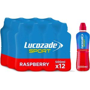 Lucozade Sport Raspberry 500ml x 12