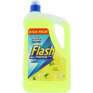 Flash Crisp Lemon All Purpose Liquid Cleaner 5L