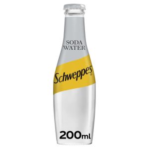 Schweppes Soda Water 200ml x 24