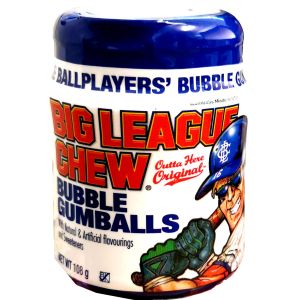 Big League Bubble Gumballs 108g