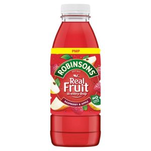 Robinsons Real Fruit Raspberry & Apple PMP 500ml x 12