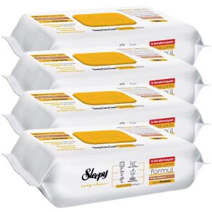 Sleepy Easy Clean Surface Cleaning Wipes & Towels with Natural Soap - 4 x 100 (400 Sheets)