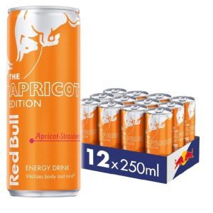 Red Bull Apricot Strawberry Edition 250ml x 12 - Best Before: 17.02.2025