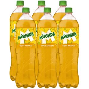 Mirinda Pineapple Flavour Drink 1.5L Bottle - Pack of 6 - Refreshing Sparkling Beverage, Best Before: 21/12/2025