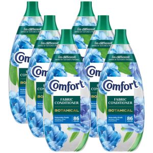 Comfort Botanical Fabric Conditioner Heavenly Fresh 86 Washes 1.29L x 6