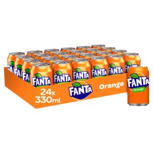Fanta Orange Slim Can 330ml x 24