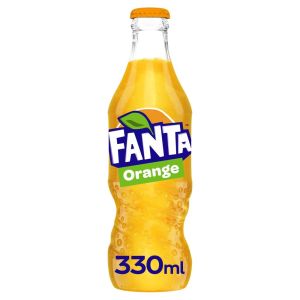 Fanta Orange Glass Bottles 330ml x24