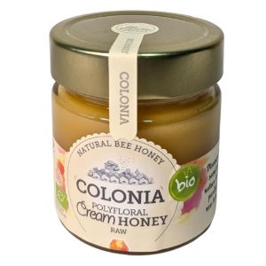 Colonia Polyfloral Cream Honey Raw 270g - Natural Bee Honey