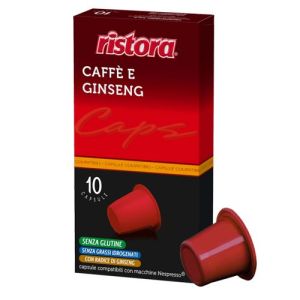 Ristora Caffe E Ginseng Pack of 10 Capsules