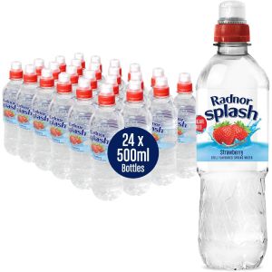 Radnor Splash Still Strawberry S/FREE Water 500ml x 24
