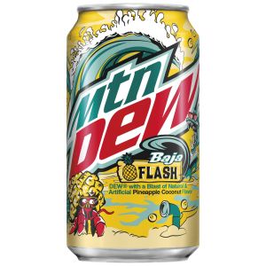 Mountain Dew Baja Flash Pineapple Coconut 355ml x 12