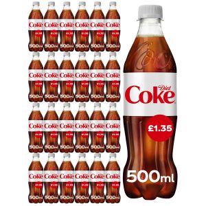 Diet Coke 500ml x 24 PM Best Before 31/12/2024