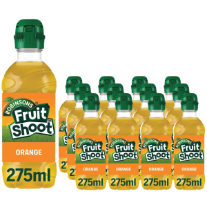 Robinsons Fruit Shoot Orange Juice 275ML x 12 - Best Before: 31st March 2026