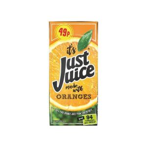 Just Juice Orange Juice 200ml x 24 PM55p BBE May 2023