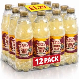 Old Jamaica Ginger Beer PMP Bottles - Pack of 12 x 500ml - Refreshing and Crisp Soft Drink