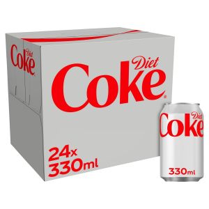 Diet Coke Can Box 330ml x 24 MultiPack BBE 31/01/2024