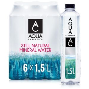 Aqua Carpatica Natural Still Mineral Water - Pack of 6 x 1.5L
