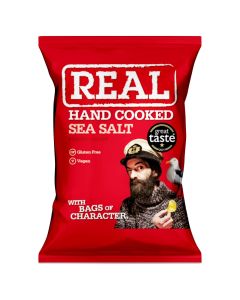 Wholesale Supplier Real Hand Cooked Sea Salt Potato Crisps 35g x 24