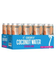 Wholesale Supplier Cocofly Sparkling Coconut Water Nutrient-rich Delicious 320ml x 12