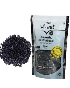 VIVET BLACK HARD WAX BEANS Beads NO STRIPS WAXING Pellets HOT BRAZILIAN BODY Hair Removal Sir Agda Granule Hard wax 250ml
