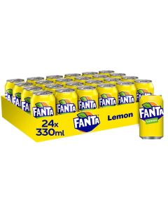 Wholesale Supplier Fanta Lemon Multipack Cans 330ml x 24