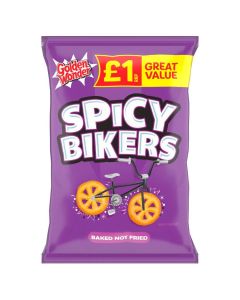 Wholesale Supplier Golden Wonder Spicy Bikers Spicy PM£1 50g x 18