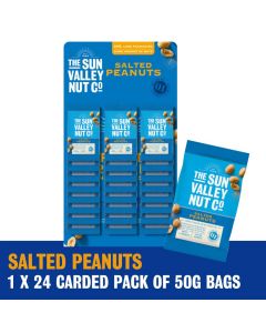The Sun Valley Salted Peanut Carded 50g x 24