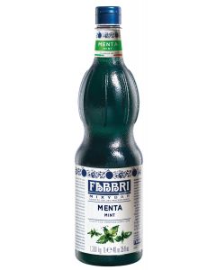 Fabbri Mint MixyBar Syrup for Professional Use 1L