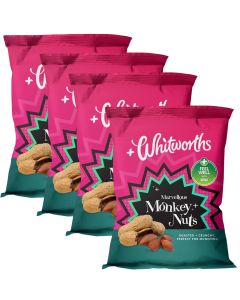 Whitworths Marvellous Monkey Nuts 280g x 4 Best Before Apr/2025