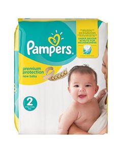 Pampers New Baby Size 2, 68 Nappies Essential Pack