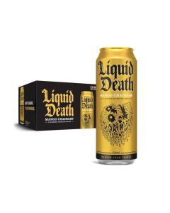 Wholesale Supplier Liquid Death Mango Chainsaw Sparkling Water 500ml x 12
