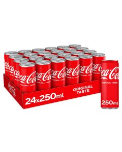 Wholesale Supplier Coca Cola Slim Can 250ml x 24