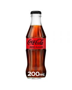Wholesale Supplier Coca Cola ZERO Sugar Glass 200ml x 24
