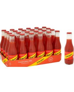 Wholesale Supplier Schweppes Tomato Juice Mix in Glass Bottles 200ml x 24