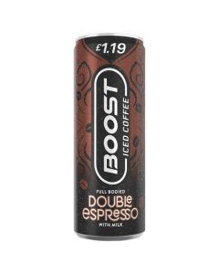 Wholesale Supplier Boost Double Espresso 250ml x 12 PM