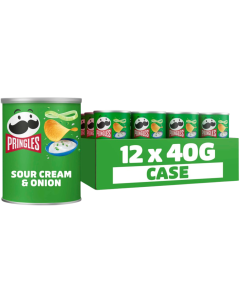 Pringles Sour Cream & Onion Snack 40g x 12