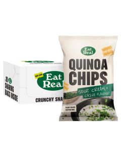 Eat Real Quinoa Sour Cream & Chive 90g x 10