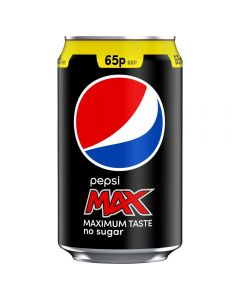 Pepsi Max Can PM65p 330ml x 24