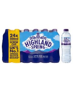 Highland Still Spring Water 500ml x 24