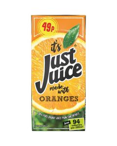 Just Juice Orange Juice 200ml x 24 PM55p