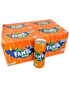 Fanta Orange Slim Can (4x6pk) 250ml x 24