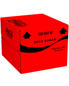 Coca-Cola Zero Sugar 7L Postmix Bag in Box Best before 02/04/2025